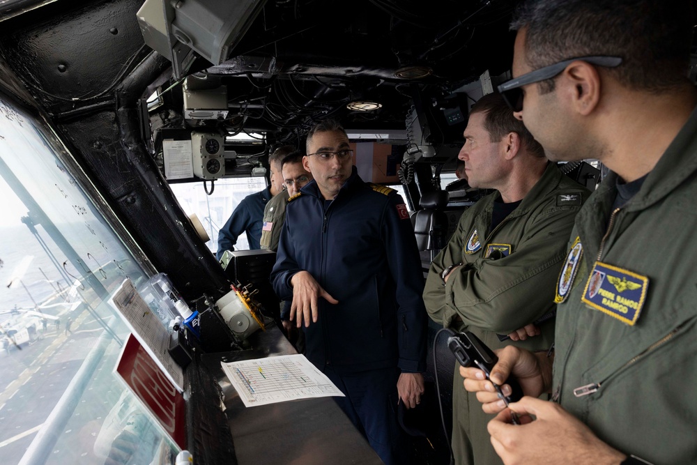 Turkish Navy Tours USS Bataan