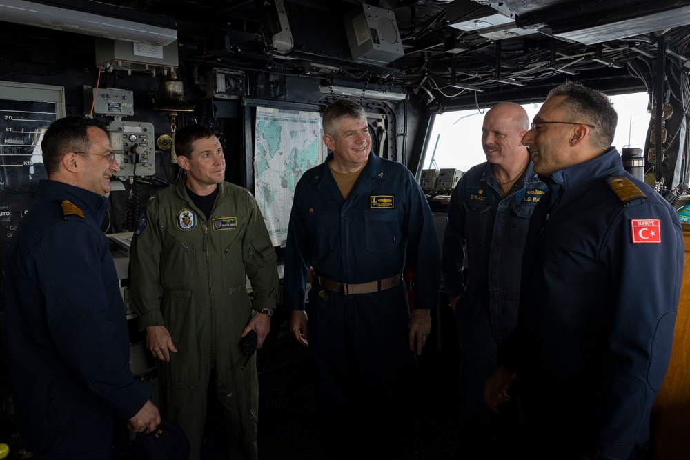 Turkish Navy Tours USS Bataan