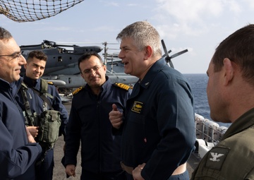 Turkish Navy Tours USS Bataan