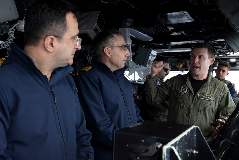 Turkish Navy Tours USS Bataan