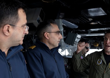 Turkish Navy Tours USS Bataan