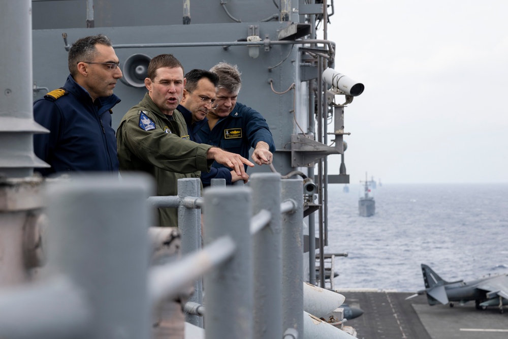 Turkish Navy Tours USS Bataan