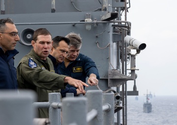 Turkish Navy Tours USS Bataan