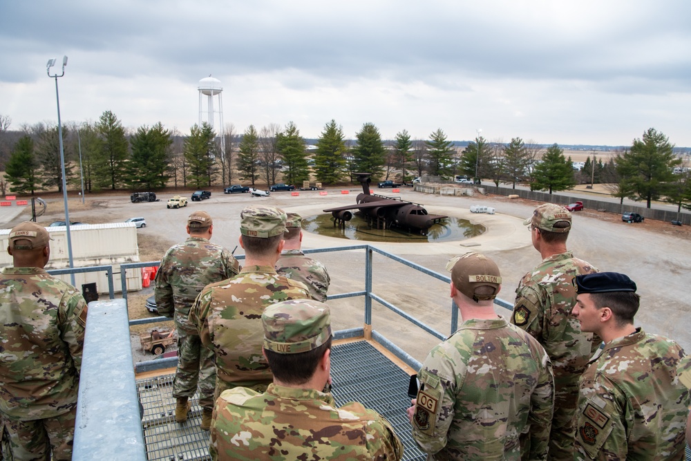 Maj. Gen. Corey Martin observes the capabilities of Detachment X