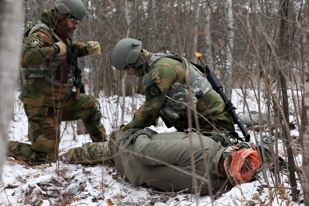 The Norwegian Home Guard Rapid Reaction Force Complete Ambush STX Lanes during NOREX 51