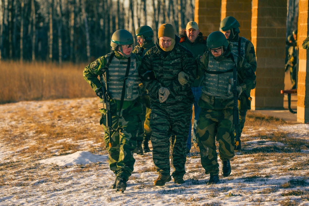 The Norwegian Home Guard Rapid Reaction Force Complete STX Lanes during NOREX 51