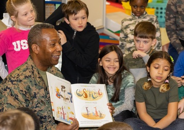 Col. Brooks celebrates Read Across America