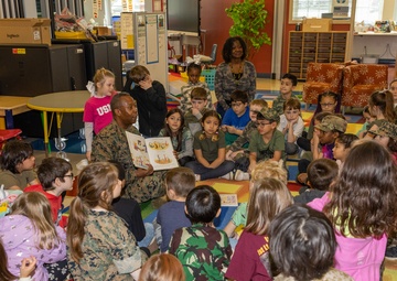 Col. Brooks celebrates Read Across America
