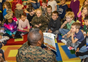 Col. Brooks celebrates Read Across America