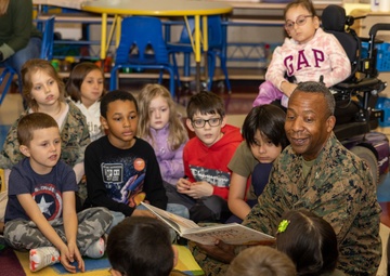 Col. Brooks celebrates Read Across America