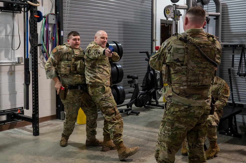 174th Security Forces Squadron conducts augmentee training