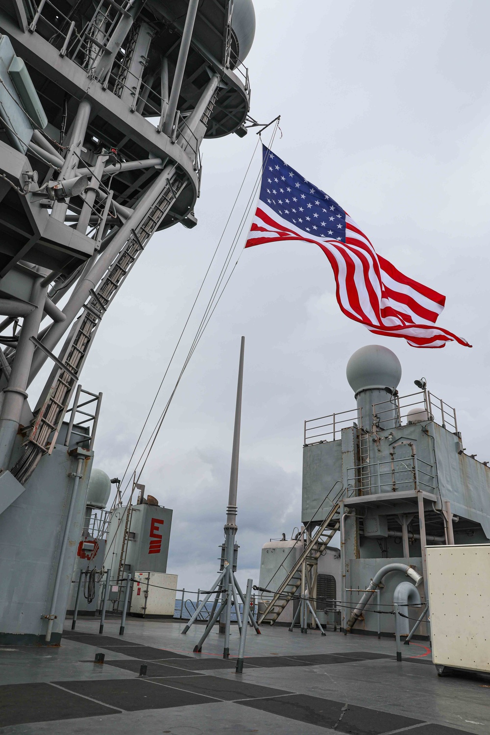 USS Carter Hall (LSD 50) Conducts Photo Exercise, Feb. 26, 2024