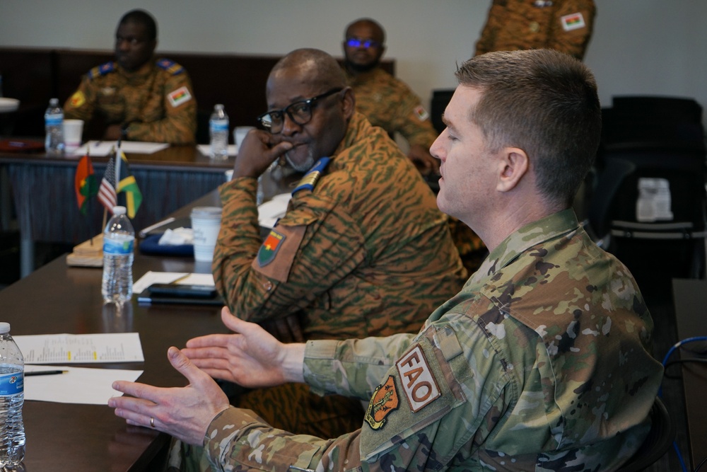 D.C. National Guard welcomes Burkina Faso Armed Forces delegation