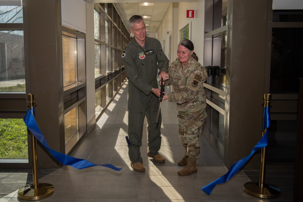 The 325th MDG reveals repaired annex