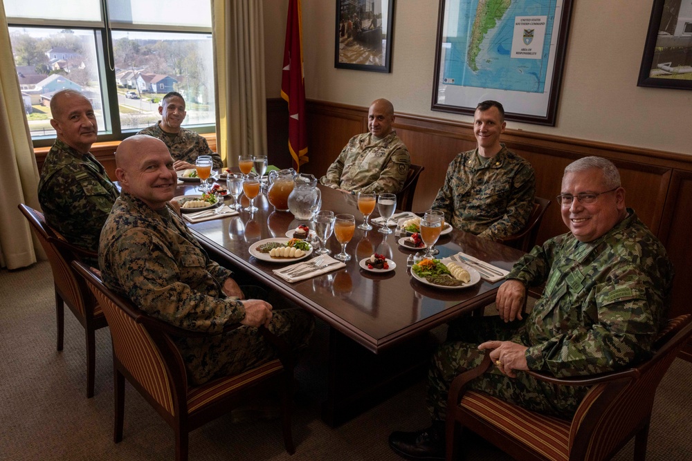 General Commander of the Colombian Military Forces visits New Orleans