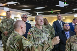 Chief of Staff of the Army General Randy A. George visits NETCOM Headquarters at Fort Huachuca