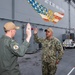 USS Boxer Command Master Chief Reenlists