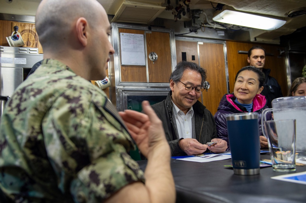 Consulate-General of Japan tours USS San Juan SSN 751