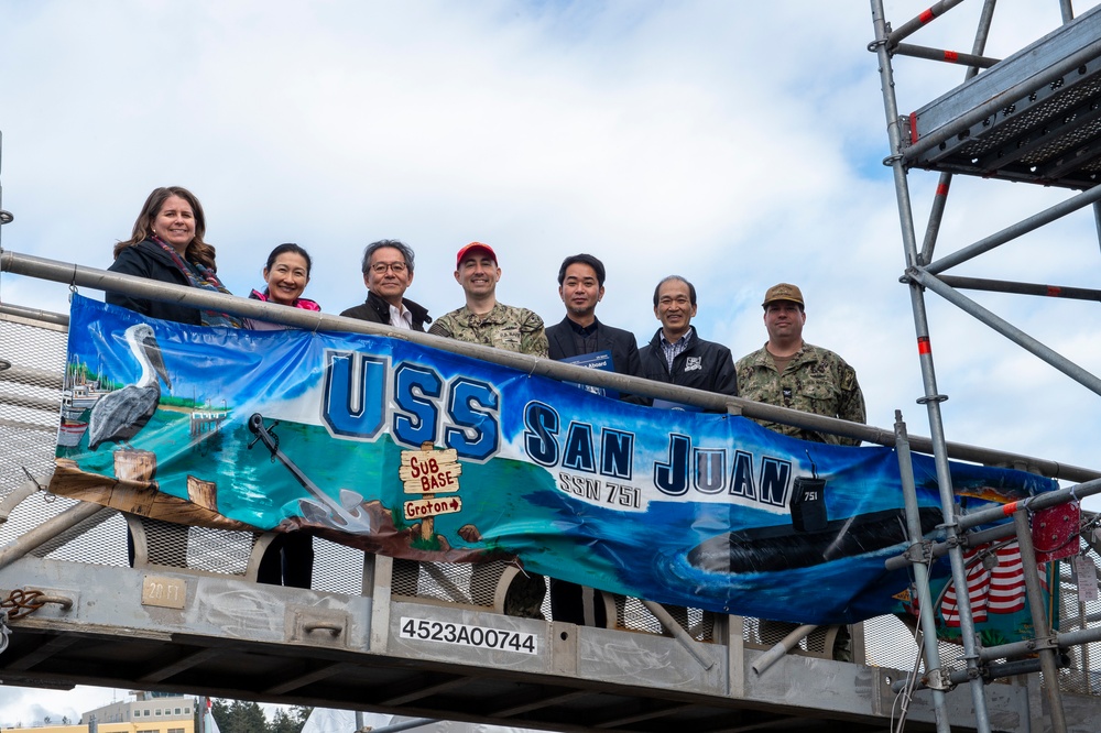 Consulate-General of Japan tours the USS San Juan SSN 751