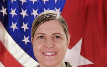 Brig. Gen Melissa K.G. Adamski command photograph