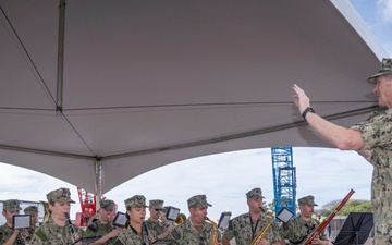 Pearl Harbor Naval Shipyard Dry Dock 5 Anchoring Ceremony