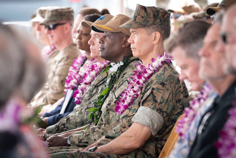 Pearl Harbor Naval Shipyard Dry Dock 5 Anchoring Ceremony