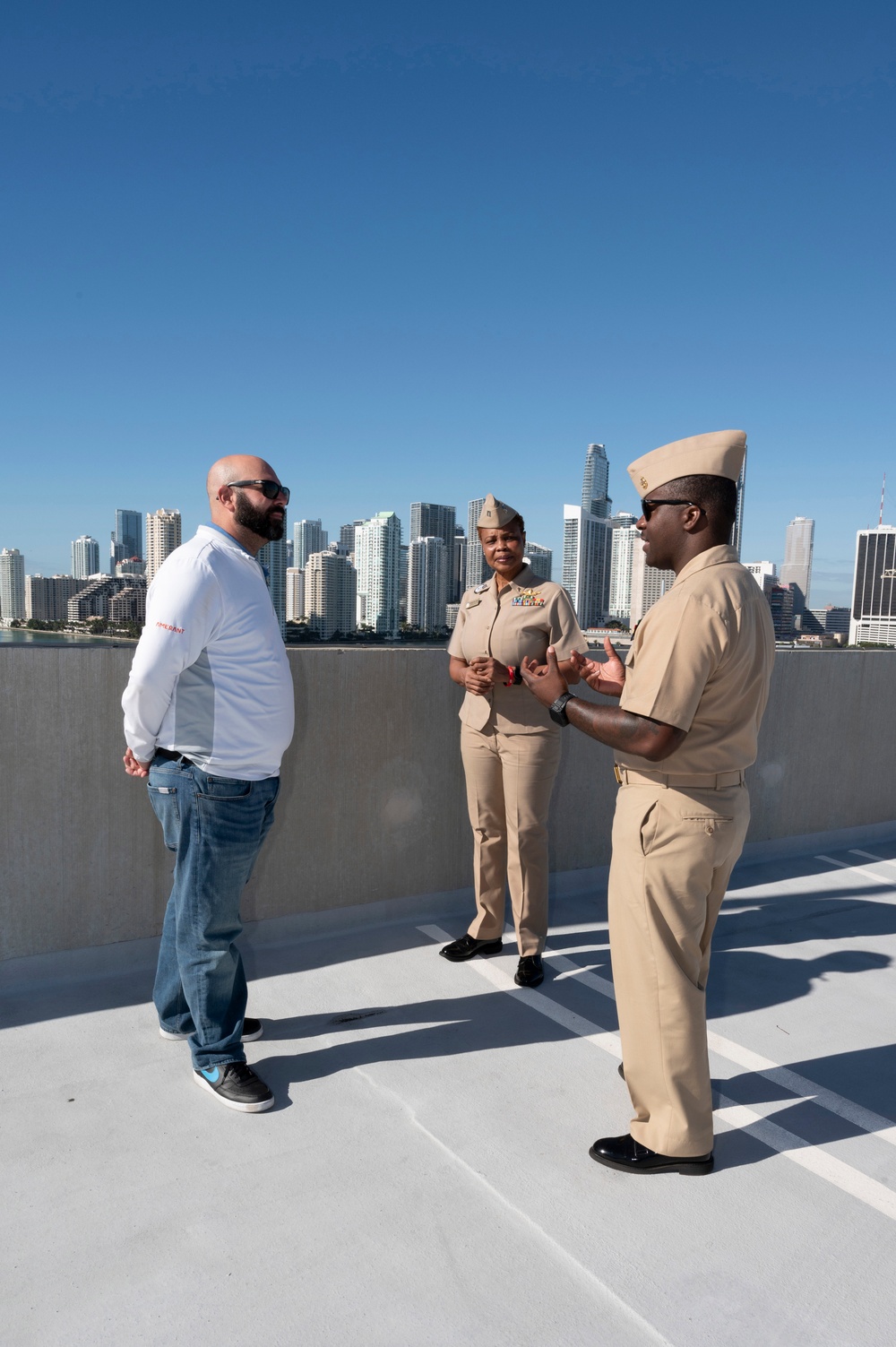 Navy Leadership Conduct Site Visit for Fleet Week Miami 2024