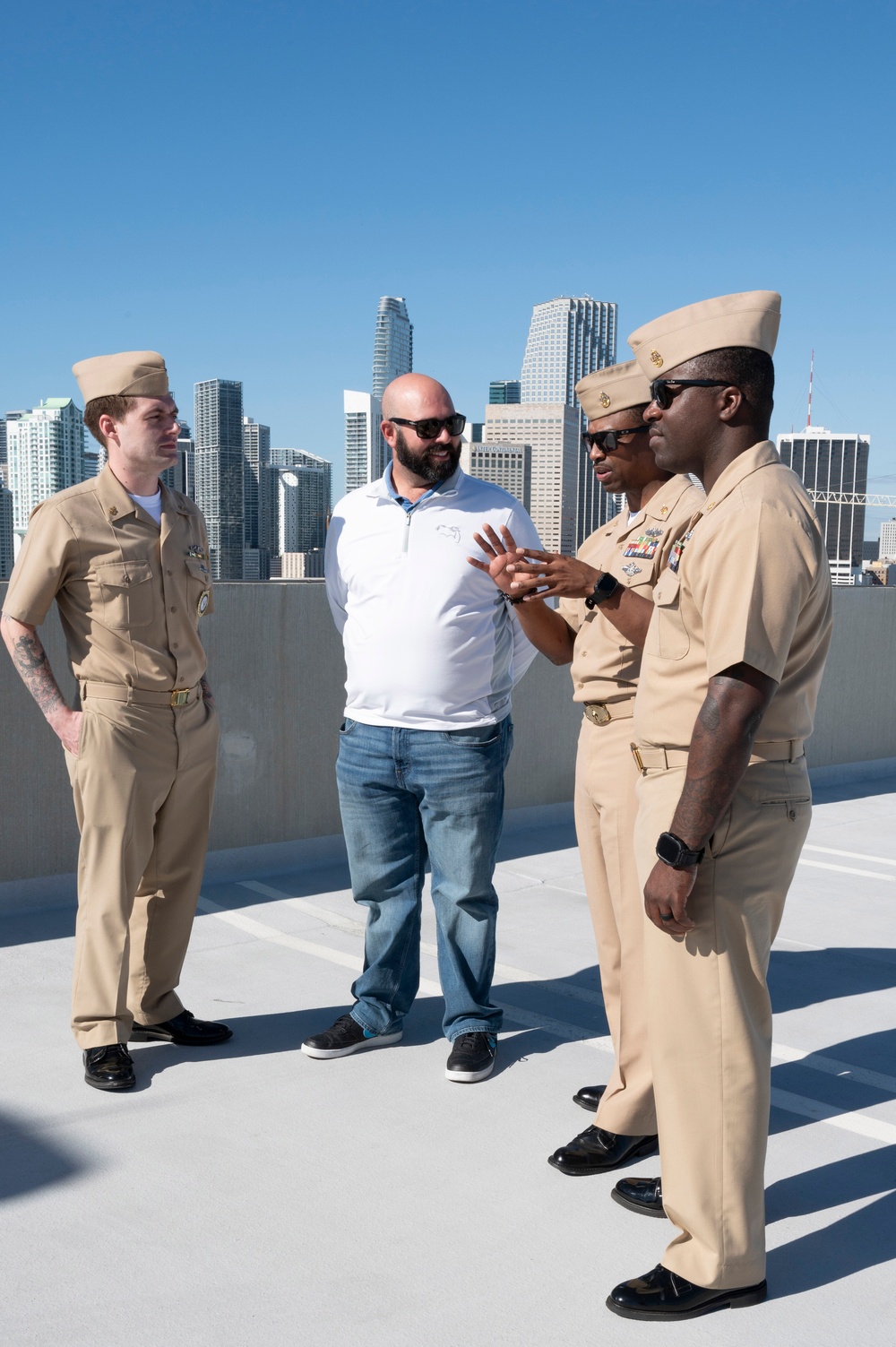 Navy Leadership Conduct Site Visit for Fleet Week Miami 2024