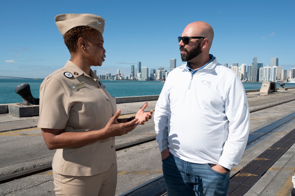 DVIDS Images Navy Leadership Conduct Site Visit for Fleet Week