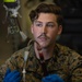 U.S. Navy Corpsman with 3rd Medical Battalion demonstrate a blood transfusion for the Japanese Ground Self Defense Force