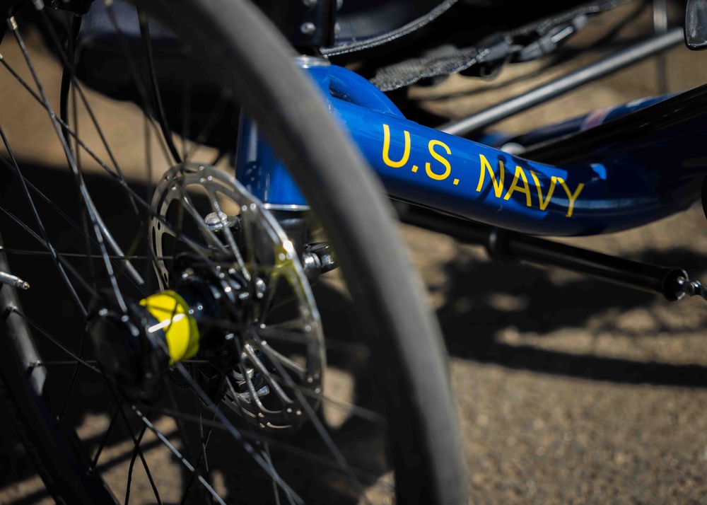 Navy Wounded Warrior Trials at JBPHH - Cycling Practice