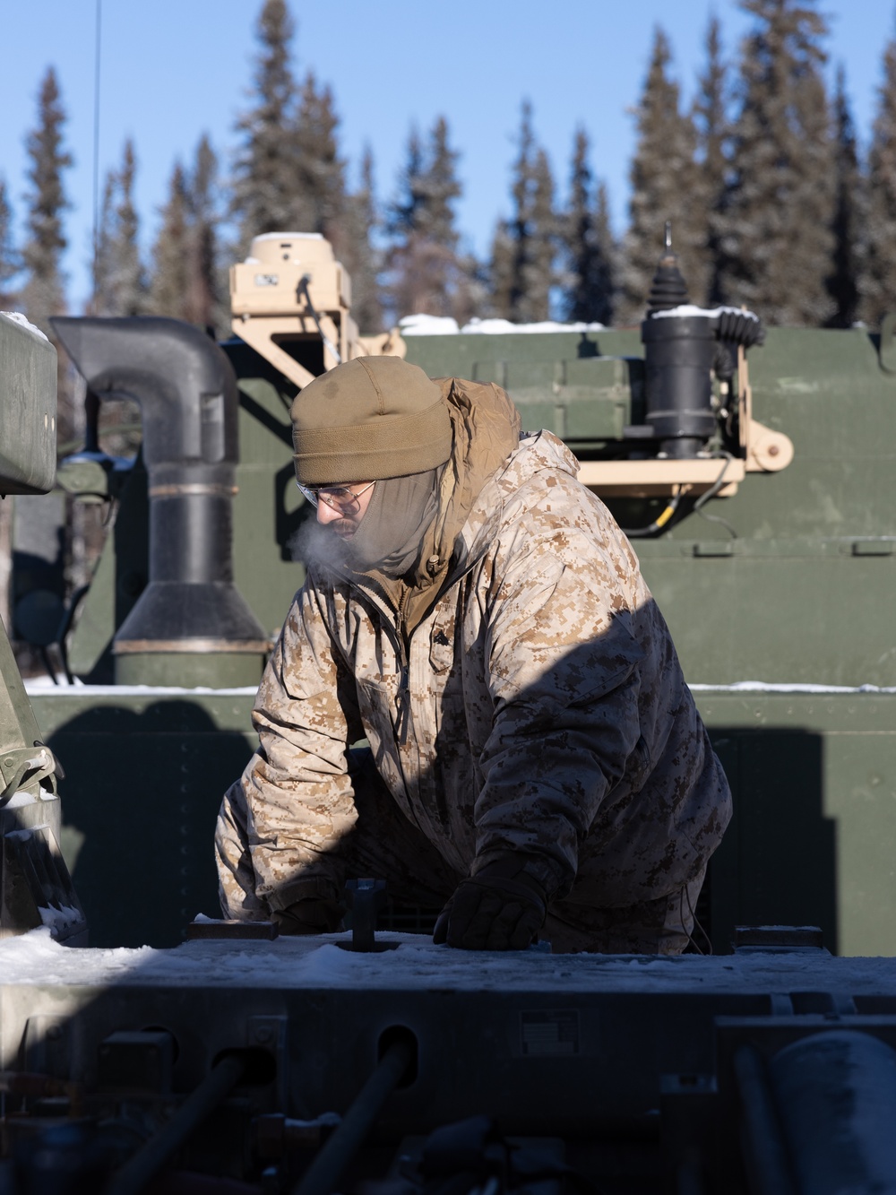 ARCTIC EDGE 2024: Marines conduct cold weather training