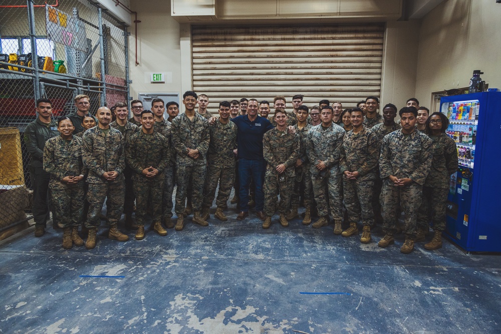 Dakota Meyer inspires Marines on Okinawa