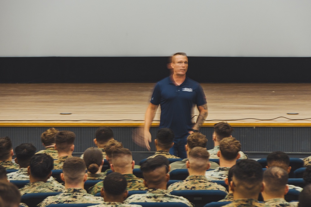 Dakota Meyer inspires Marines on Okinawa