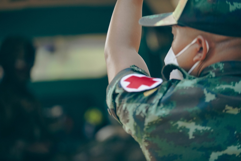 2-2 SBCT Conducts Medical Evacuation (MEDEVAC) Training via Ambulance in Sa Kaeo Province for Cobra Gold 2024