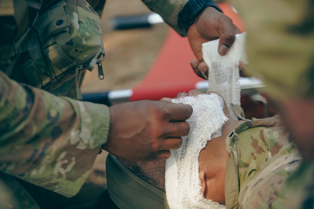2-2 SBCT Conducts Medical Evacuation (MEDEVAC) Training via Ambulance in Sa Kaeo Province for Cobra Gold 2024