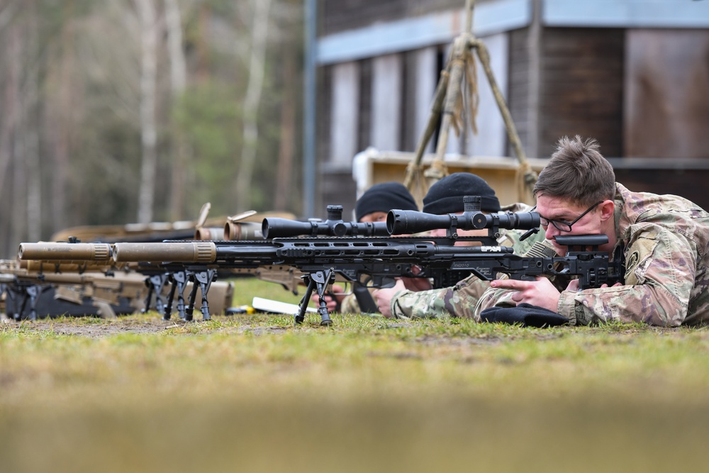 4th Squadron, 2CR Sniper training