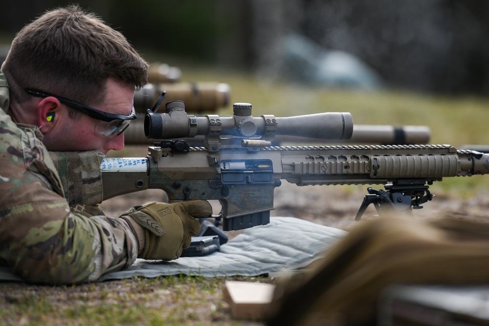 4th Squadron, 2CR Sniper training