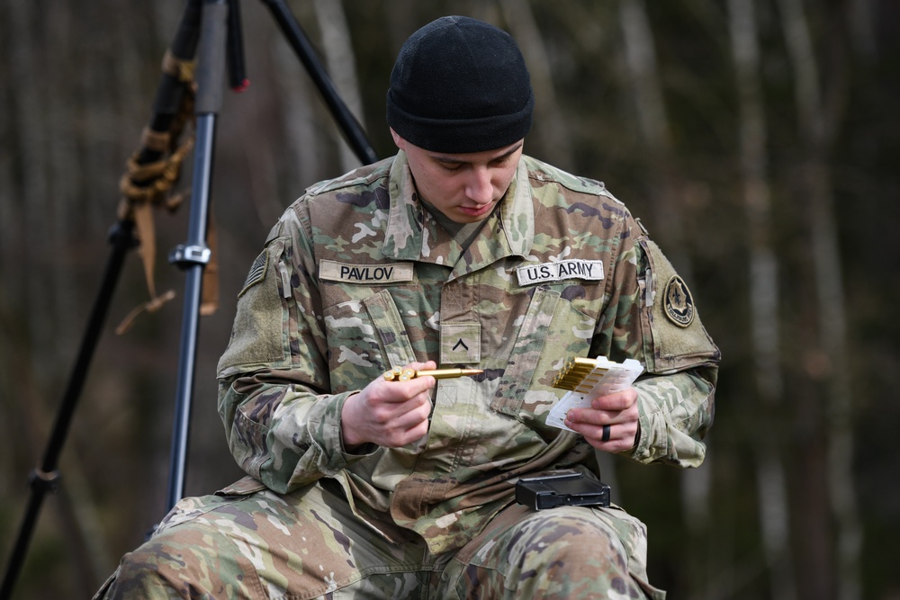 4th Squadron, 2CR Sniper training