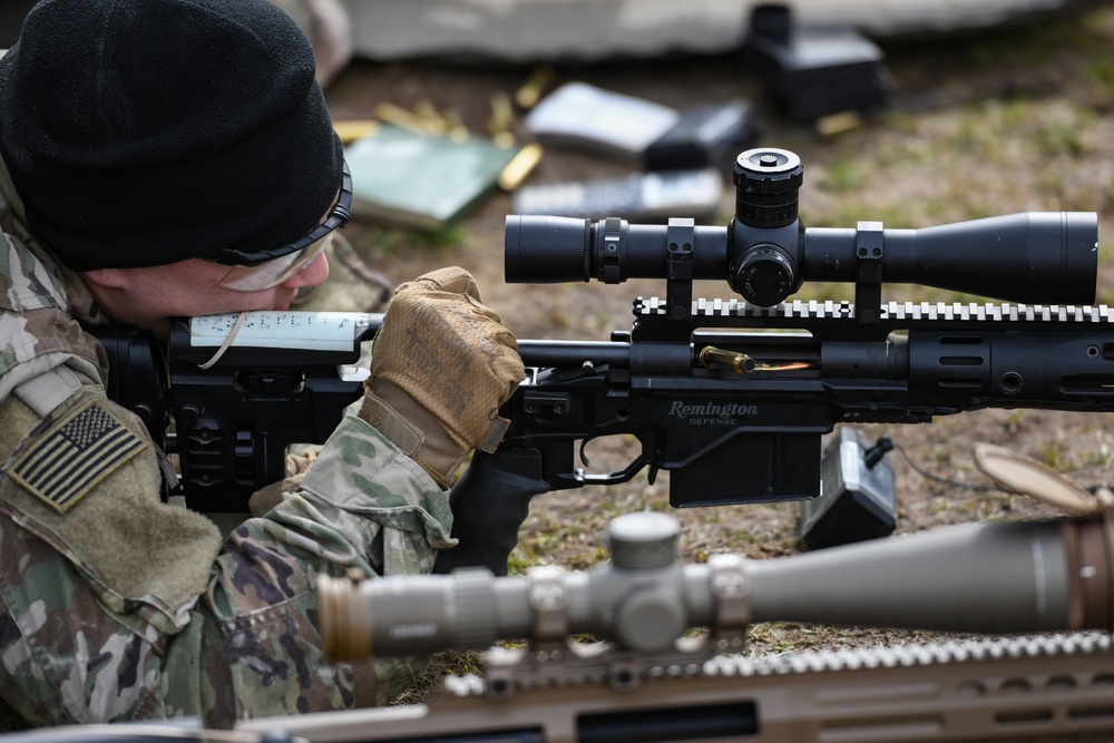 4th Squadron, 2CR Sniper training