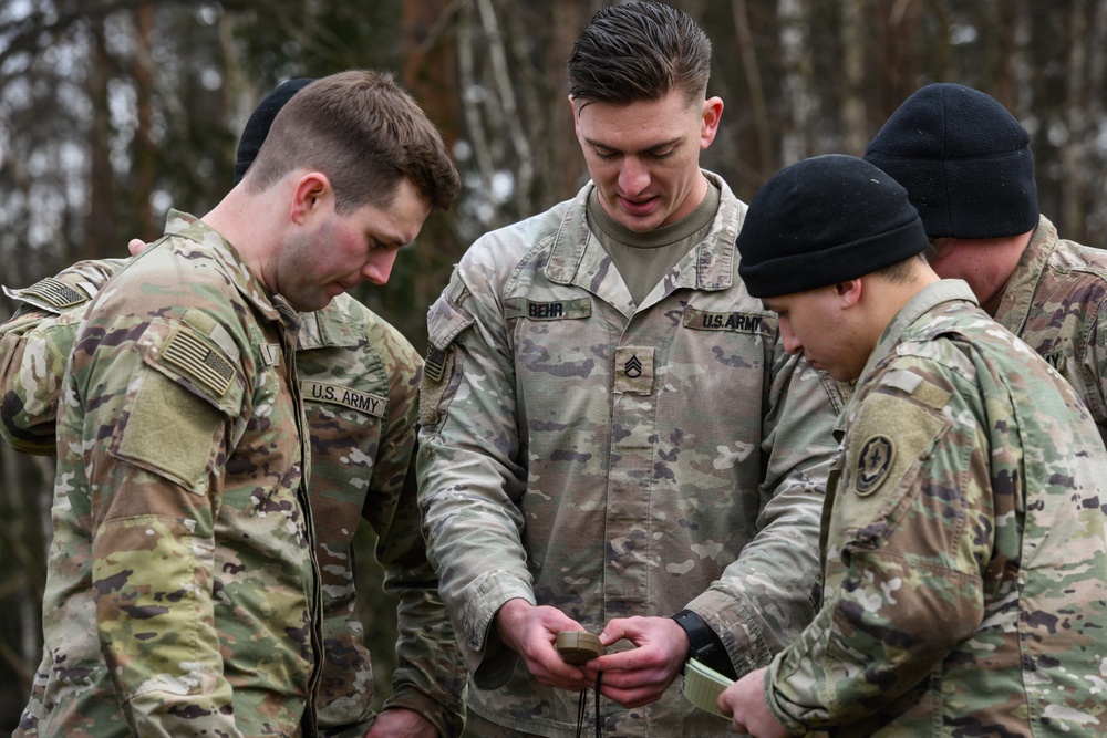 4th Squadron, 2CR Sniper training