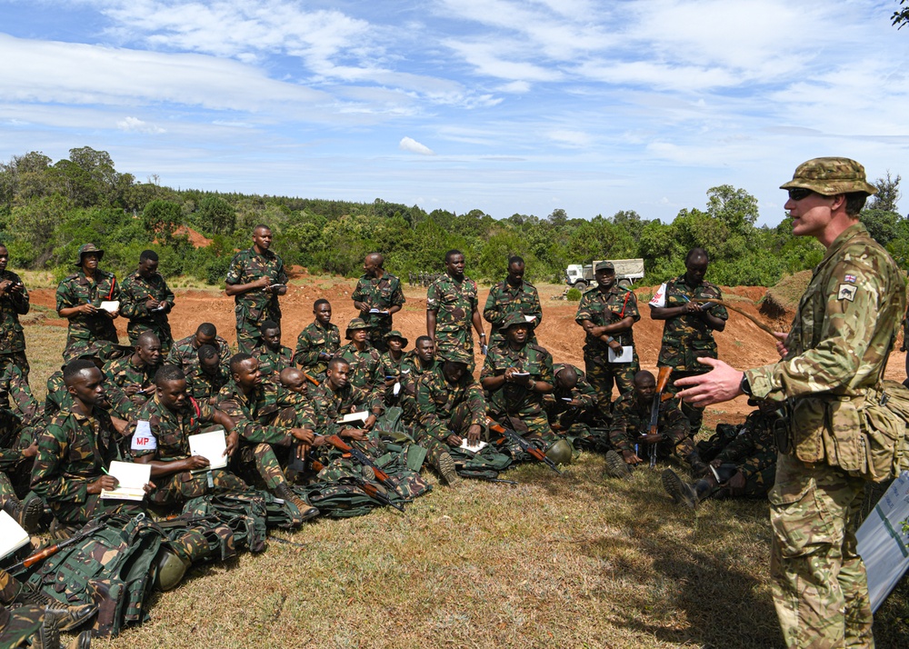 Irish Guard soldiers conduct training at Justified Accord 2024