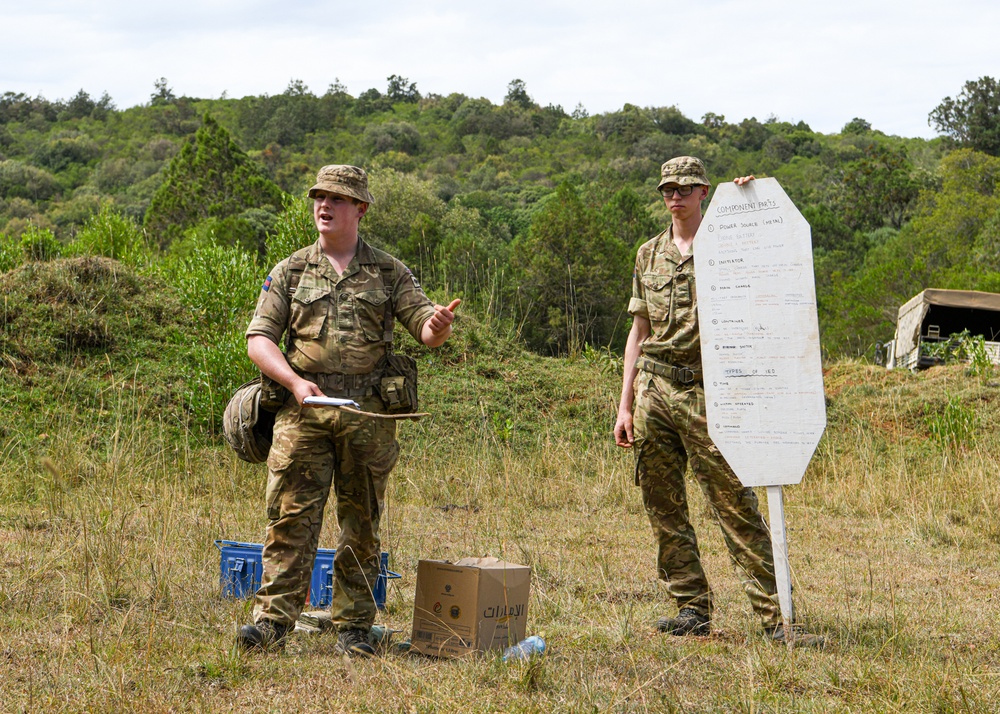 Irish Guard soldiers conduct training at Justified Accord 2024