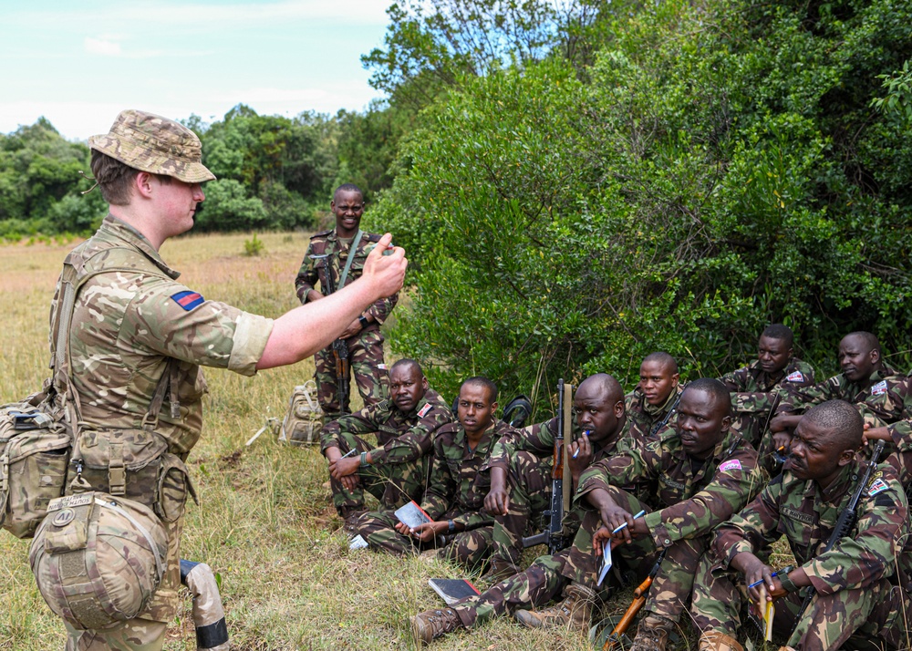 Irish Guard soldiers conduct training at Justified Accord 2024