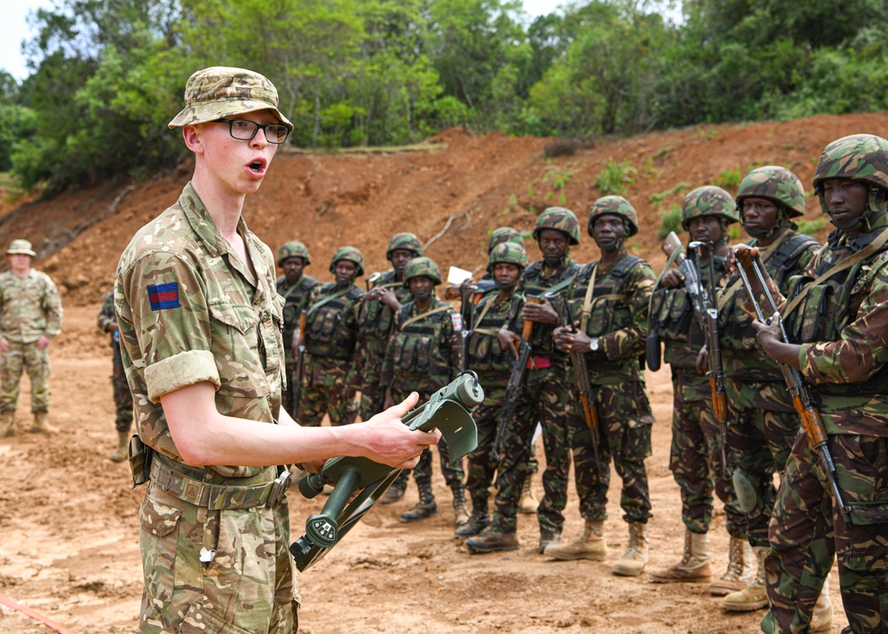 Irish Guard soldiers conduct training at Justified Accord 2024