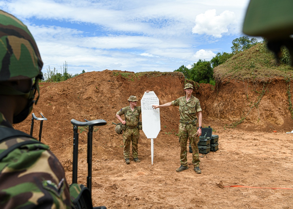 Irish Guard soldiers conduct training at Justified Accord 2024