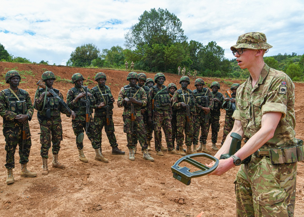 Irish Guard soldiers conduct training at Justified Accord 2024