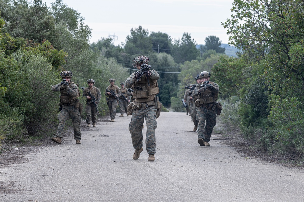 26th MEU(SOC) and Italian San Marco Brigade Marines Exchange Patrolling TTPs