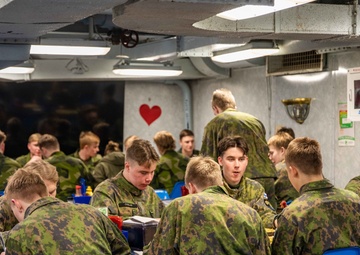Swedish and Finnish Marines embark USS Gunston Hall to participate in Steadfast Defender 24
