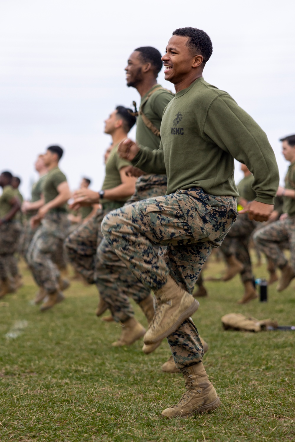 1st MAW squadrons compete in tri field meet